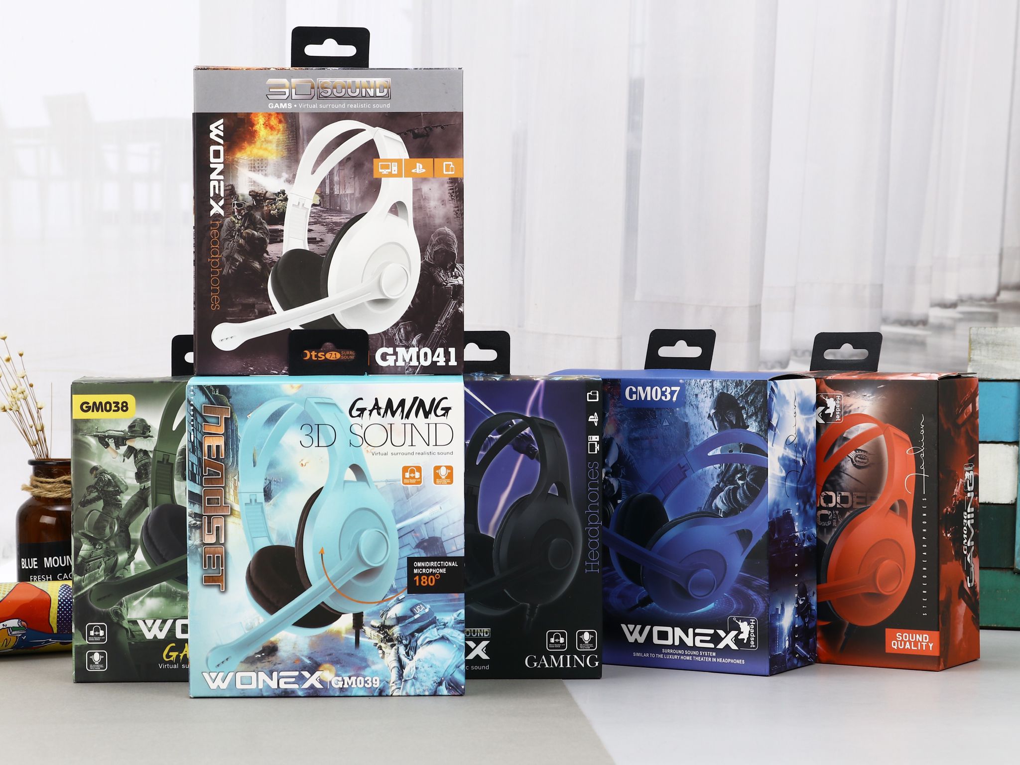 Wonex GM039 Mikrofonlu Gaming Oyuncu Kulaklığı - 3D Sound