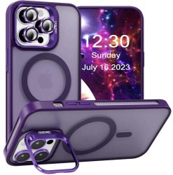 Apple iPhone 14 Pro Max Magsafe Mor Kılıf - Şık ve Koruyucu