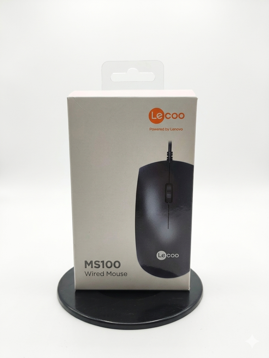 LECOO MS100 Kablolu Mouse - Hassas Kontrol ve Ergonomik Tasarım