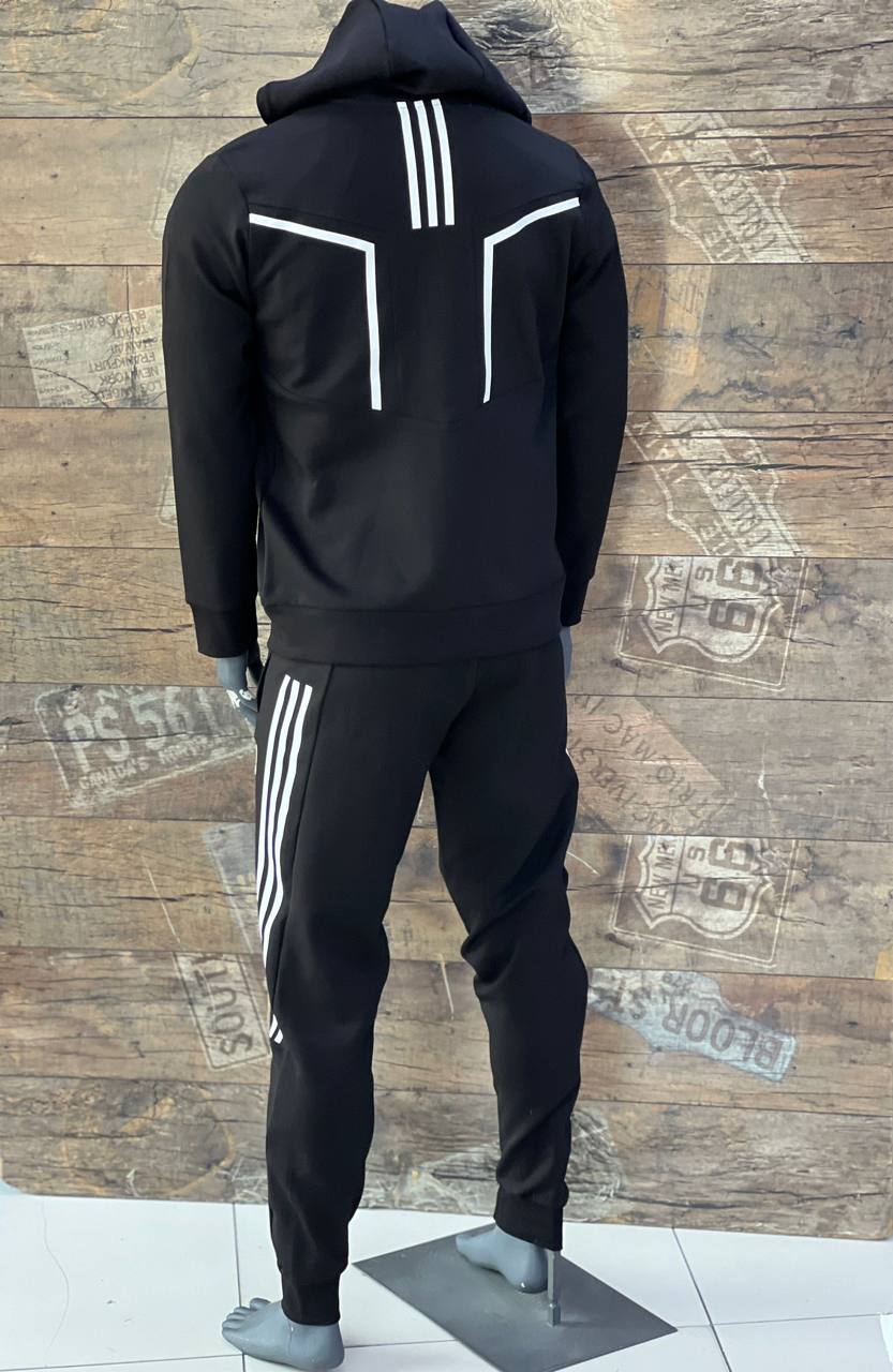 Adidas Eşofman Takımı Erkek - Çift Yüzlü Pamuk Kumaş Konforu